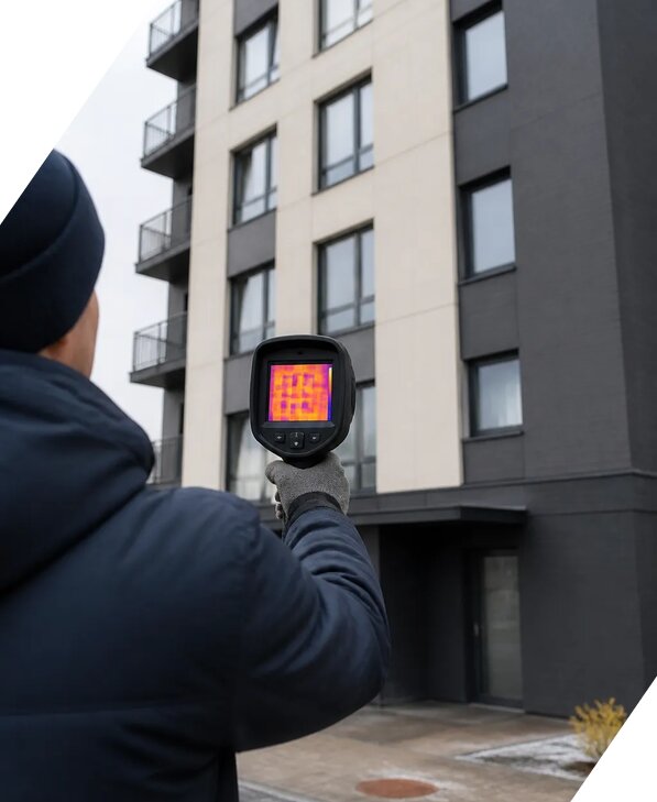 Тепловизионное обследование зданий в Курчатове от 5094 р. | ЭкспертизаРоссия