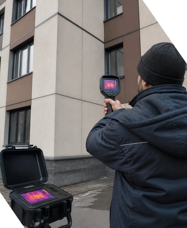 Тепловизионное обследование зданий и сооружений в Курчатове
